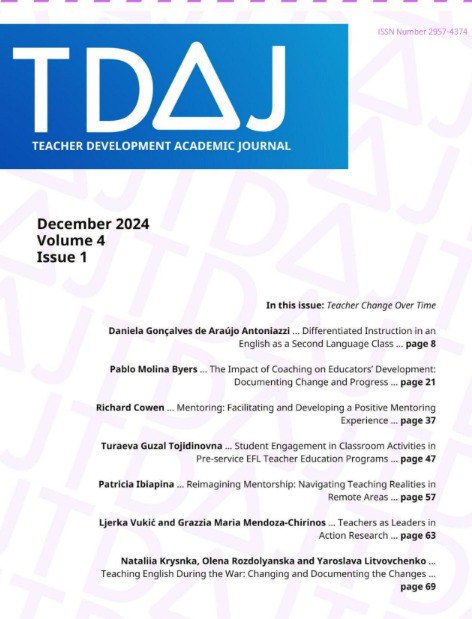 Teacher Development Academic Journal (SIG Teacher Development, IATEFL)